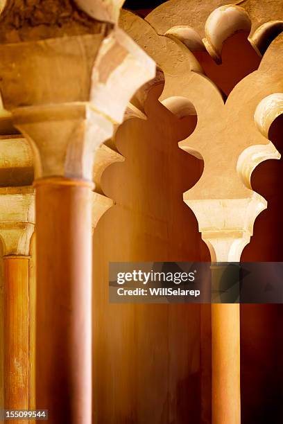 la alcazaba, malaga city, spain - alcazaba of málaga stock pictures, royalty-free photos & images