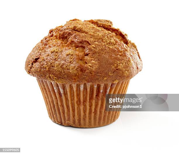 overcooked cinnamon and sugar muffin - muffin stock pictures, royalty-free photos & images
