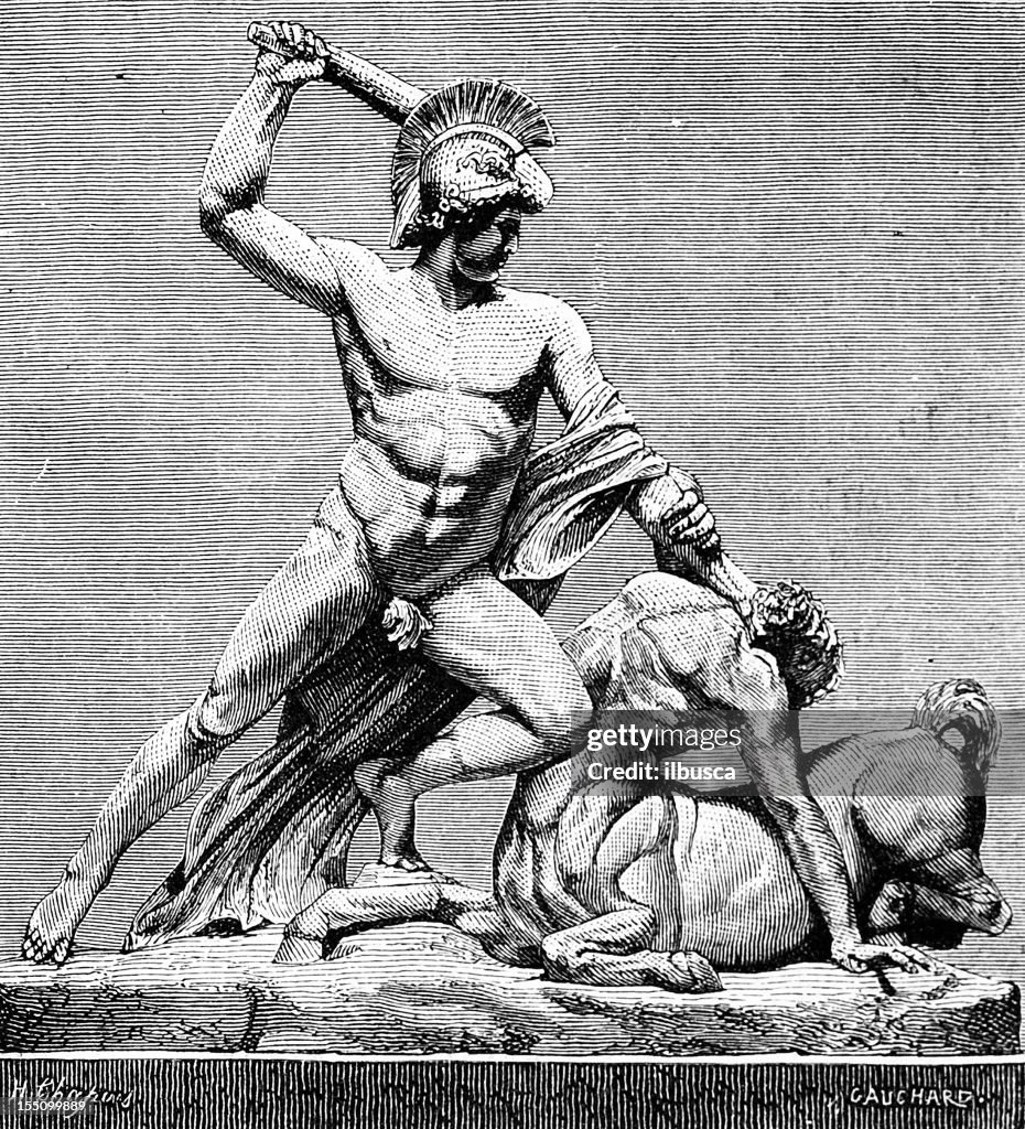 Theseus Killing The Minotaur By Canova High Res Vector Graphic Getty theseus-killing-the-minotaur-by-canova-high-res-vector-graphic-getty