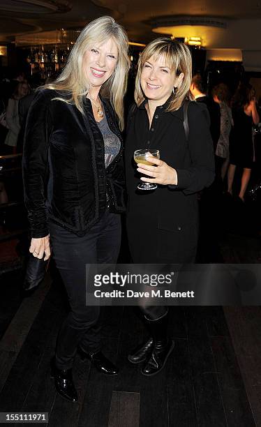 Annette Mason and Penny Smith attend the launch of MASH London on Brewer Street on November 1, 2012 in London, England.