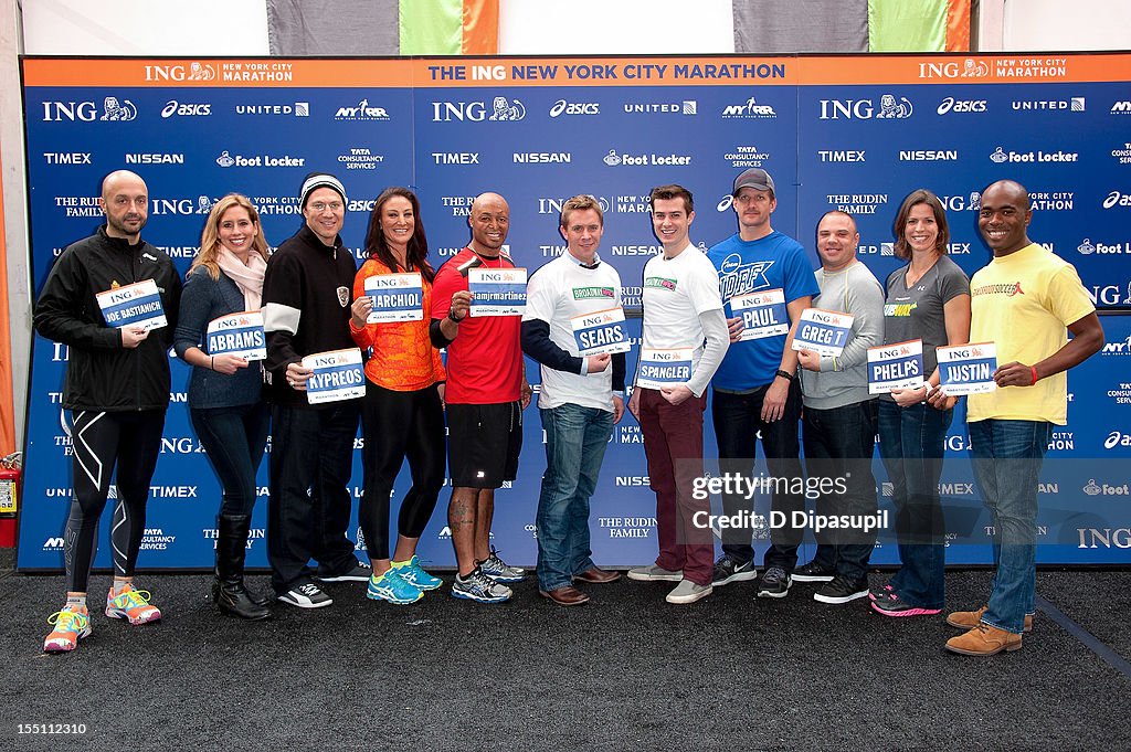 2012 ING New York City Marathon Celebrity Runners Photo Call