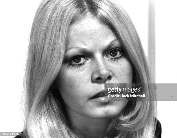 Portrait of American actress Sally Struthers, New York, New York, October 1972.