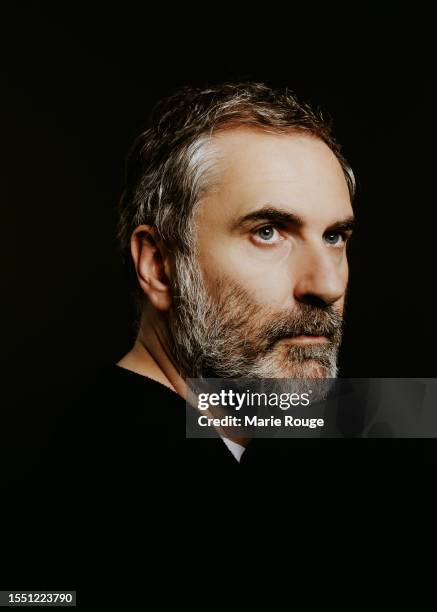 Film Director Xavier Giannoli poses for a portrait shoot on October 18, 2021 in Paris, France.