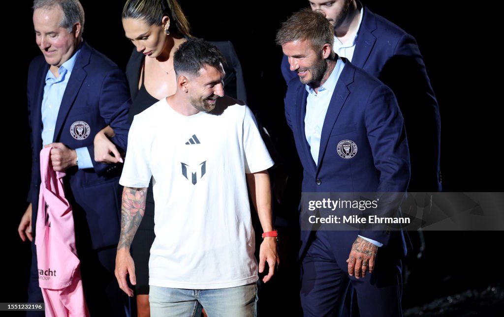 Inter Miami CF Hosts "The Unveil" Introducing Lionel Messi