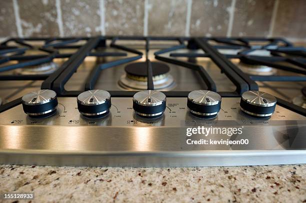 gas stove - cooker dial stock pictures, royalty-free photos & images