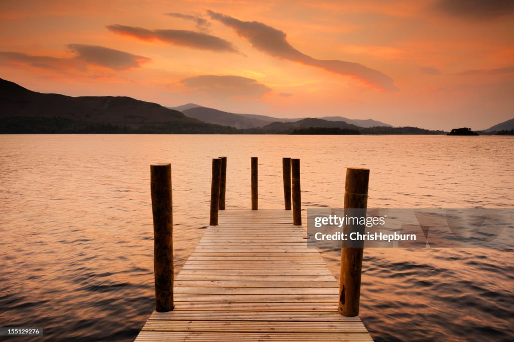 Derwent Water Sunset, Lake District National Park