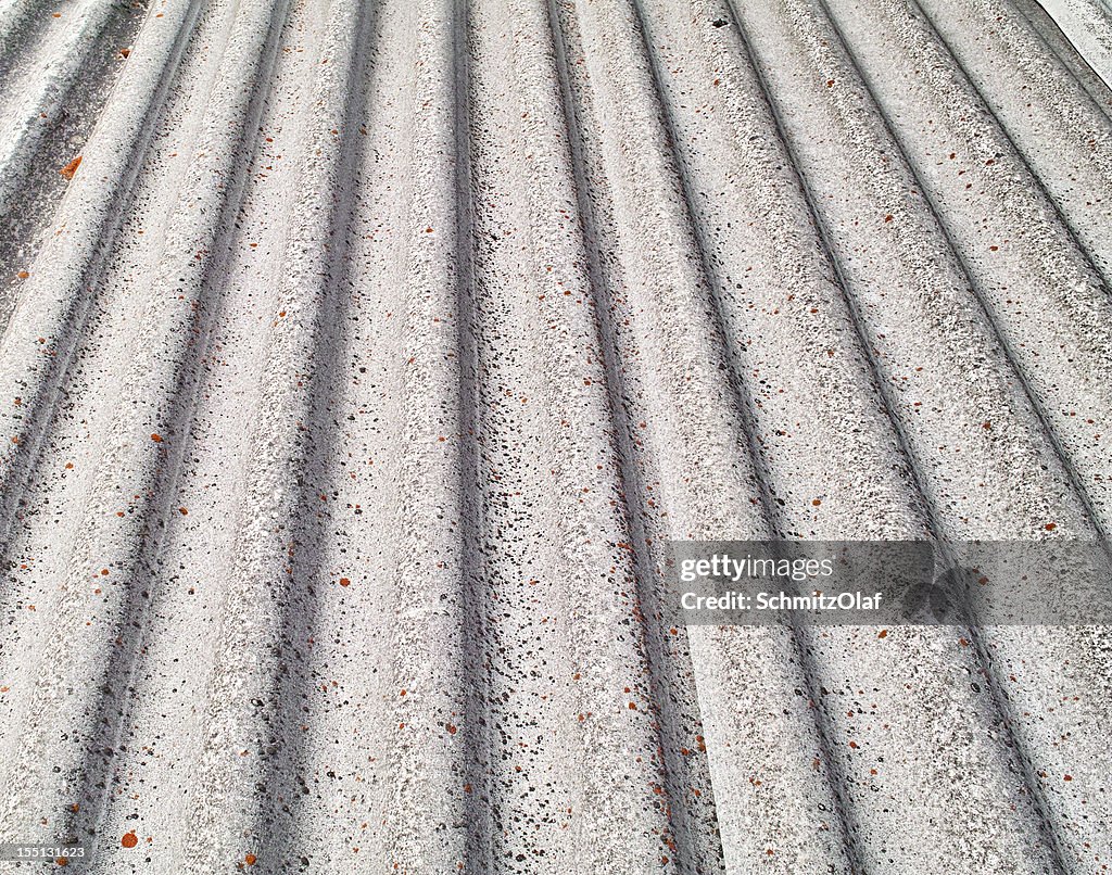 Corrugated iron steel background