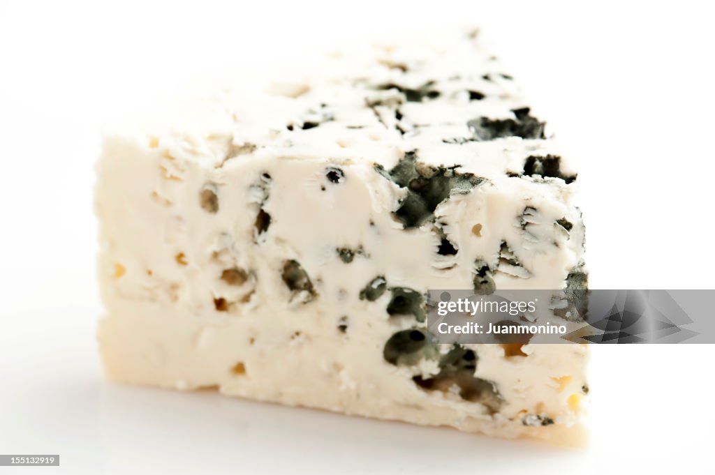 Piece of French Roquefort Cheese