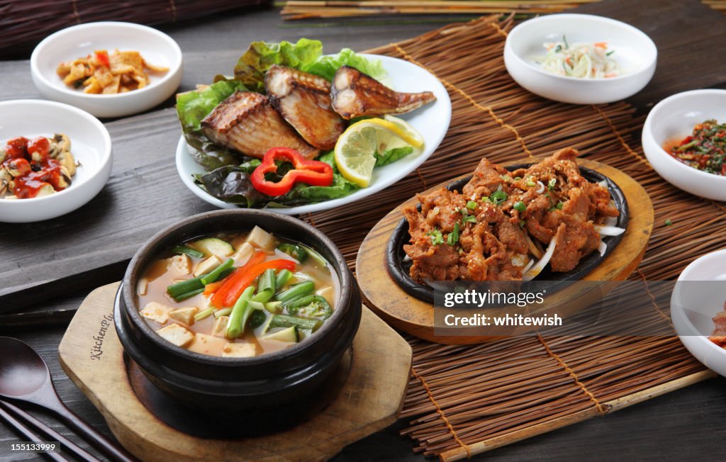Carne de Porco bulgogi & Sopa de Feijão colar
