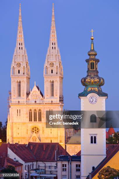 zagreb, kroatien - zagreb stock-fotos und bilder
