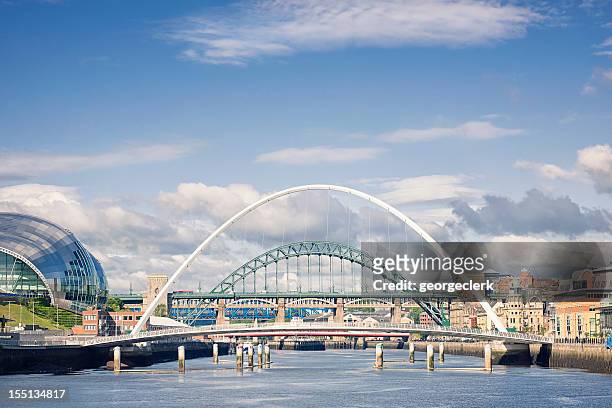 river tyne bridges - newcastle upon tyne stock pictures, royalty-free photos & images