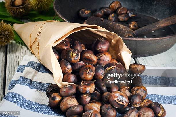 torrefação castanha - bolsa castanha - fotografias e filmes do acervo