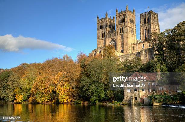 durham cathedral and the old fulling mill - edward-lambton-7th-earl-of-durham stockfoto's en -beelden