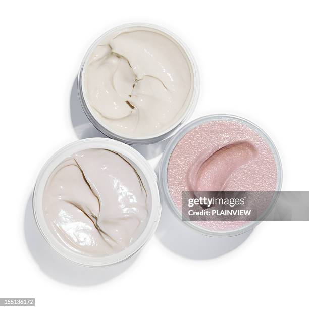 face cream - jar stockfoto's en -beelden