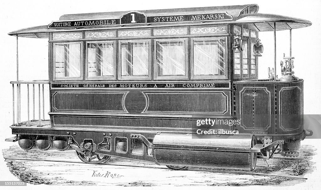 Compressed air tram