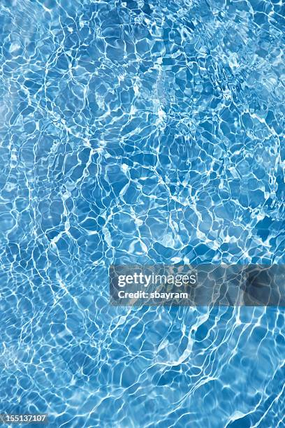 water background - blue water ripple overhead stock pictures, royalty-free photos & images