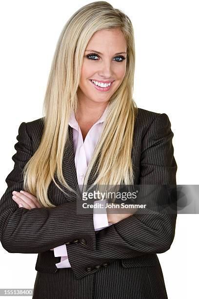 businesswoman - blonde business woman stock pictures, royalty-free photos & images