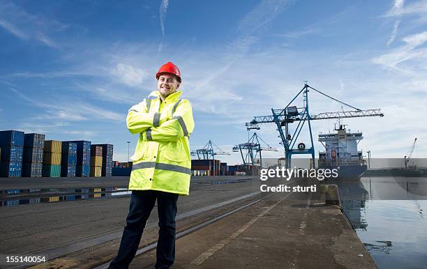 dock worker - ship builders stock pictures, royalty-free photos & images