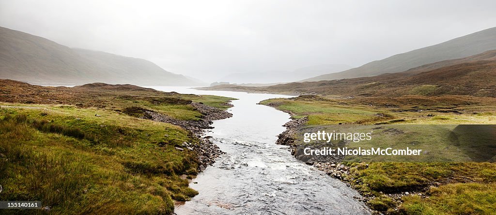 Misty Valley in Scotland