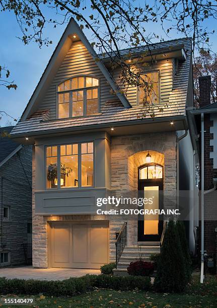 house exterior - beautiful house exterior stock pictures, royalty-free photos & images