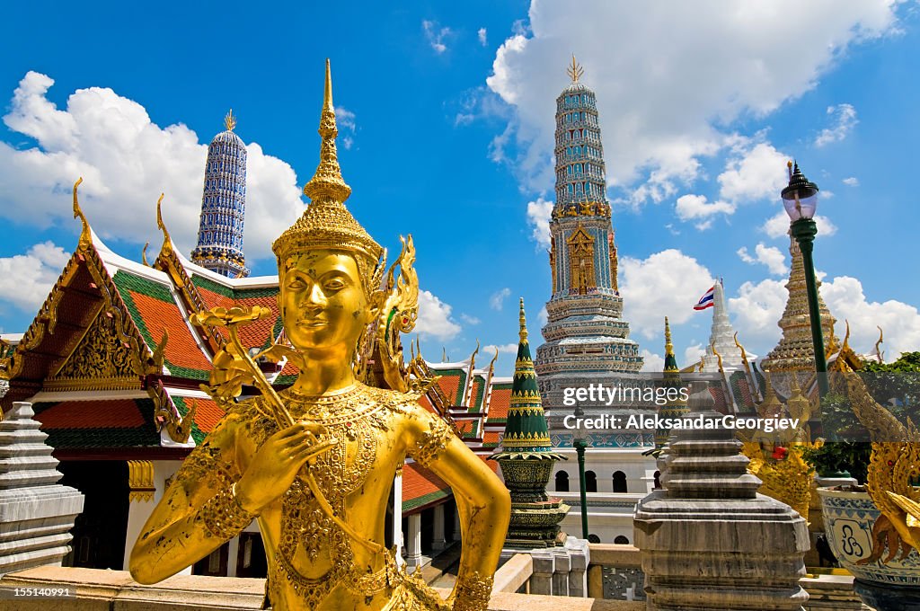 Buddha sculpture in Grand Palace Thailand