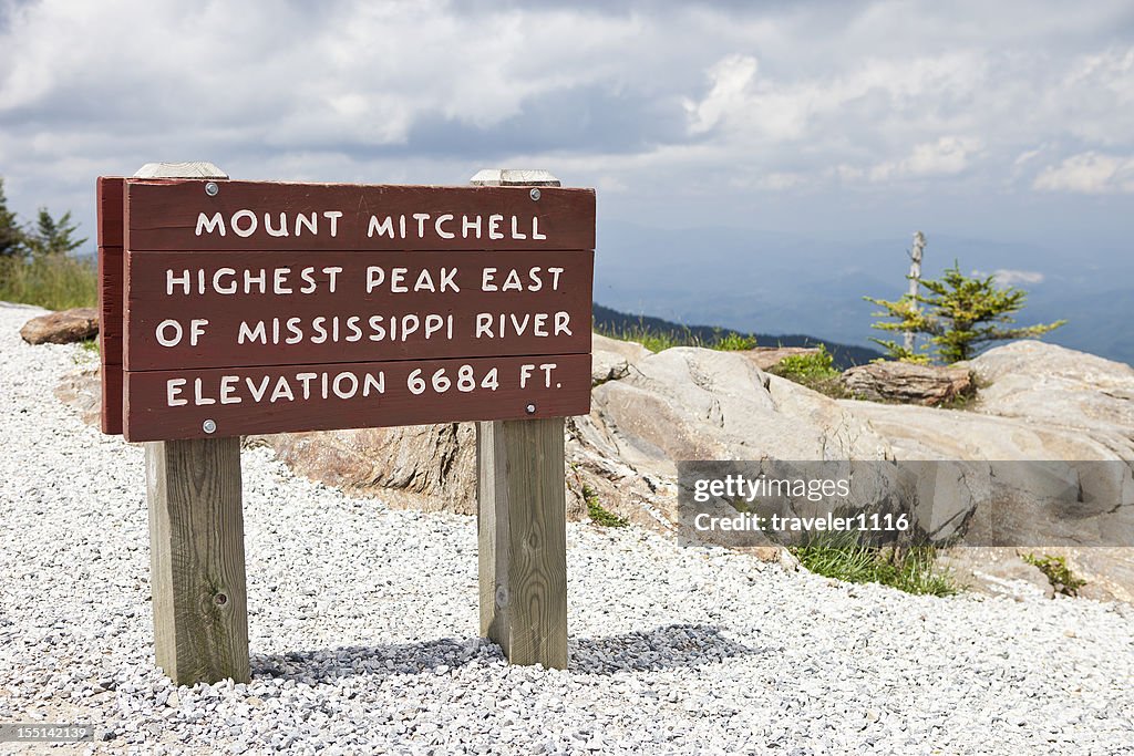 Mount Mitchell In North Carolina, USA