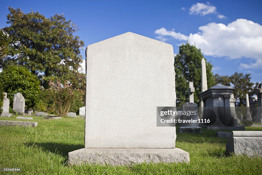 Leere Tombstone