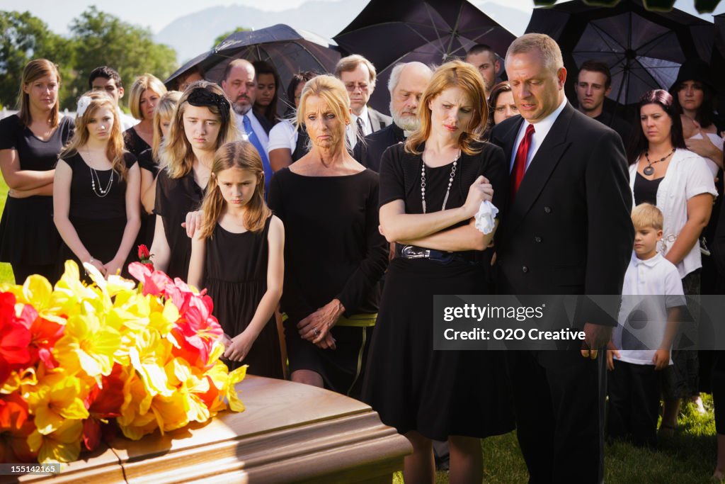 Family At A Funeral High Res Stock Photo Getty Images Family At A Funeral High Res Stock Photo Getty Images