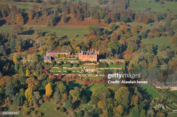 powys castle - powys stock pictures, royalty-free photos & images