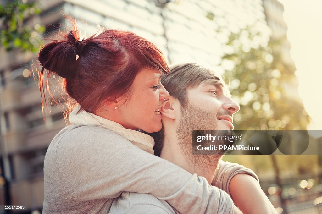 Couple at sunset