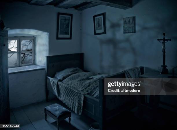 devil - moonlight stock pictures, royalty-free photos & images