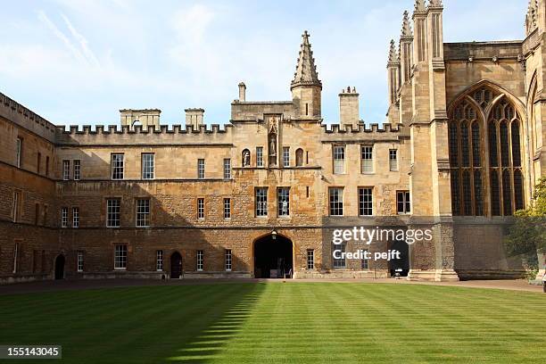 new college oxford - oxford england stockfoto's en -beelden