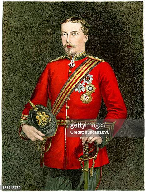 ilustraciones, imágenes clip art, dibujos animados e iconos de stock de príncipe leopold, duke of albany - príncipe persona de la realeza