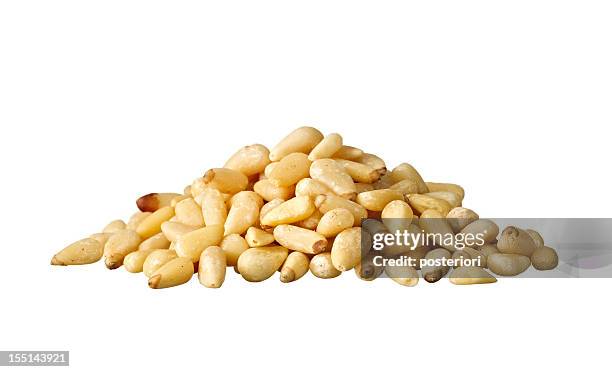 pine nuts - pine nut stock pictures, royalty-free photos & images