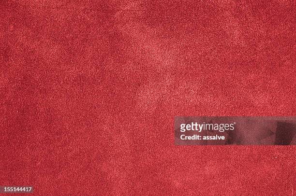 red felt, plush, carpet or velvet background - red carpet event stock pictures, royalty-free photos & images