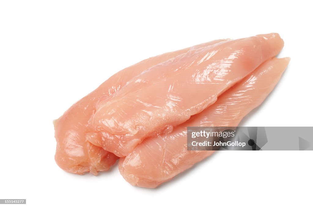 Pollo filetes largos