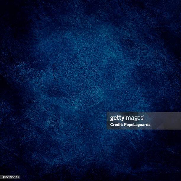 fundo de grunge azul escuro - dark blue background texture - fotografias e filmes do acervo