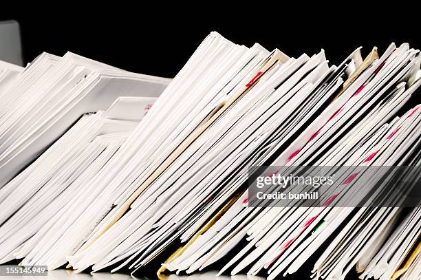 letter post with stacks of incoming and outgoing mail - pile of direct mail stock pictures, royalty-free photos & images