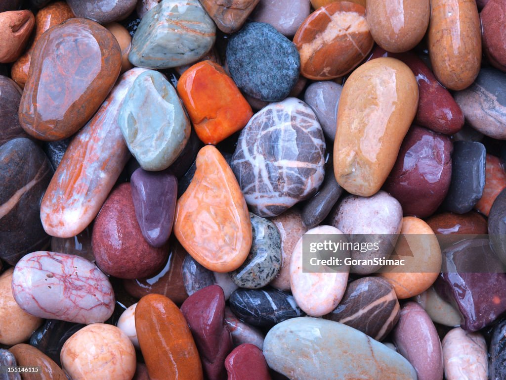 Beach gravel background