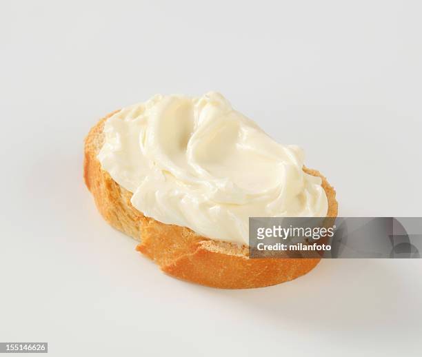 bread and cheese spread - cheese spread stock pictures, royalty-free photos & images