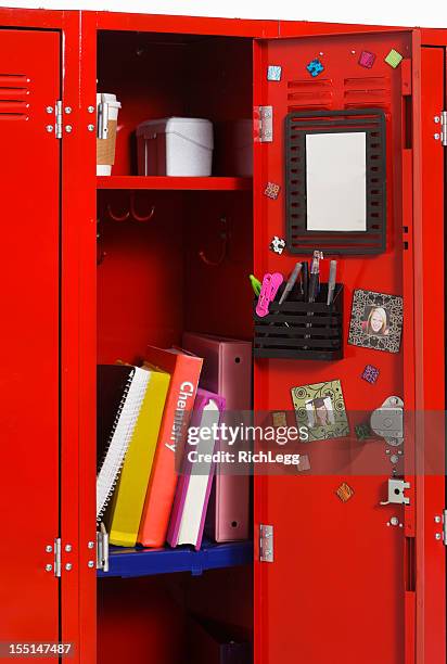 offene schule locker - spind stock-fotos und bilder