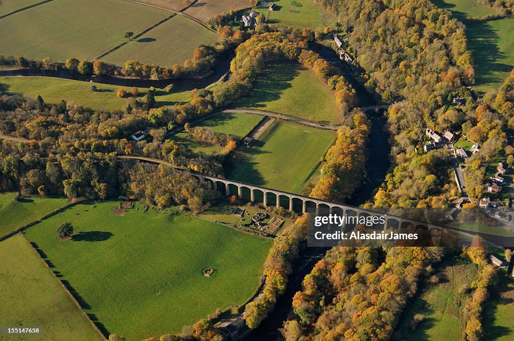 Acueducto Pontcysyllte desde el aire