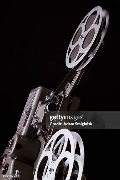 old projector - film projector screen stock pictures, royalty-free photos & images
