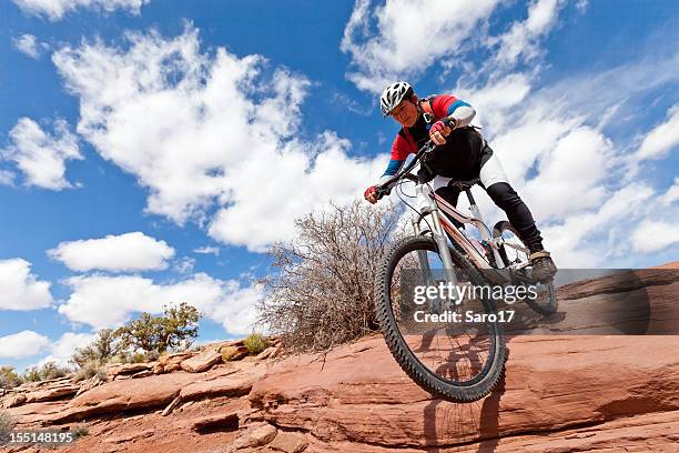 moab slick rock step, utah - slickrock trail stock pictures, royalty-free photos & images