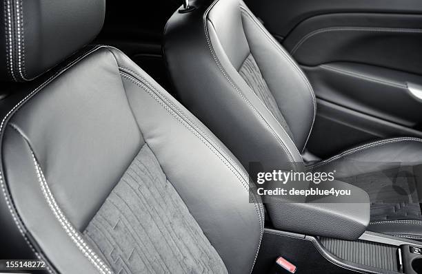 modern car seat - driver seat stock pictures, royalty-free photos & images