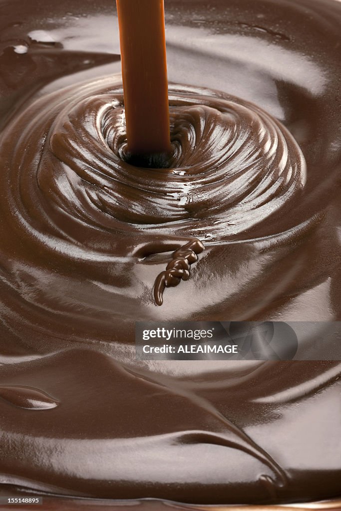 Melted chocolate