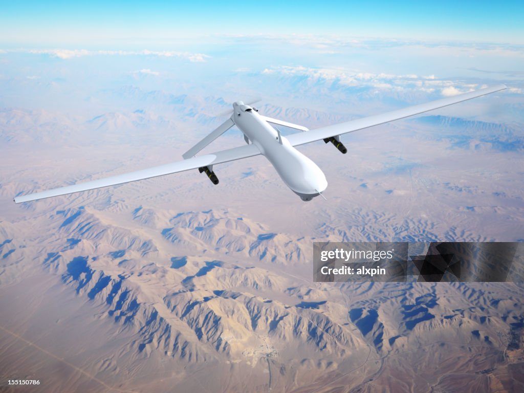Vehículo sin supervisión (UAV) aérea