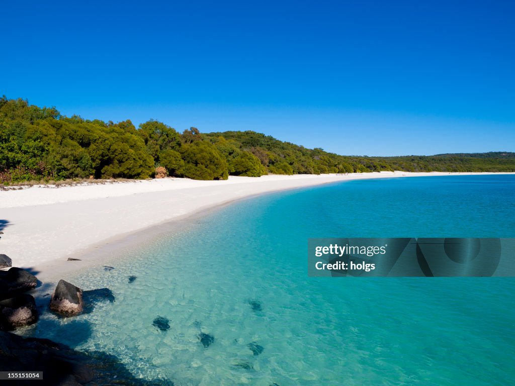 Whitehaven Beach on Whitsunday Island, Australia