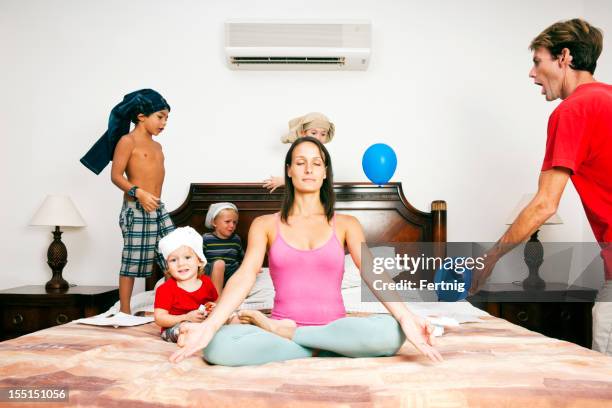 staying calm - funny husband stock pictures, royalty-free photos & images