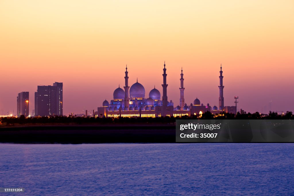 A beautiful view of an Arabian sunset